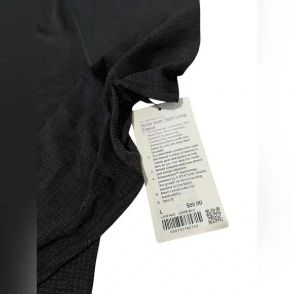 LULULEMON - Metal Vent Tech Long-Sleeve Shirt Size Medium - Picture 6 of 12
